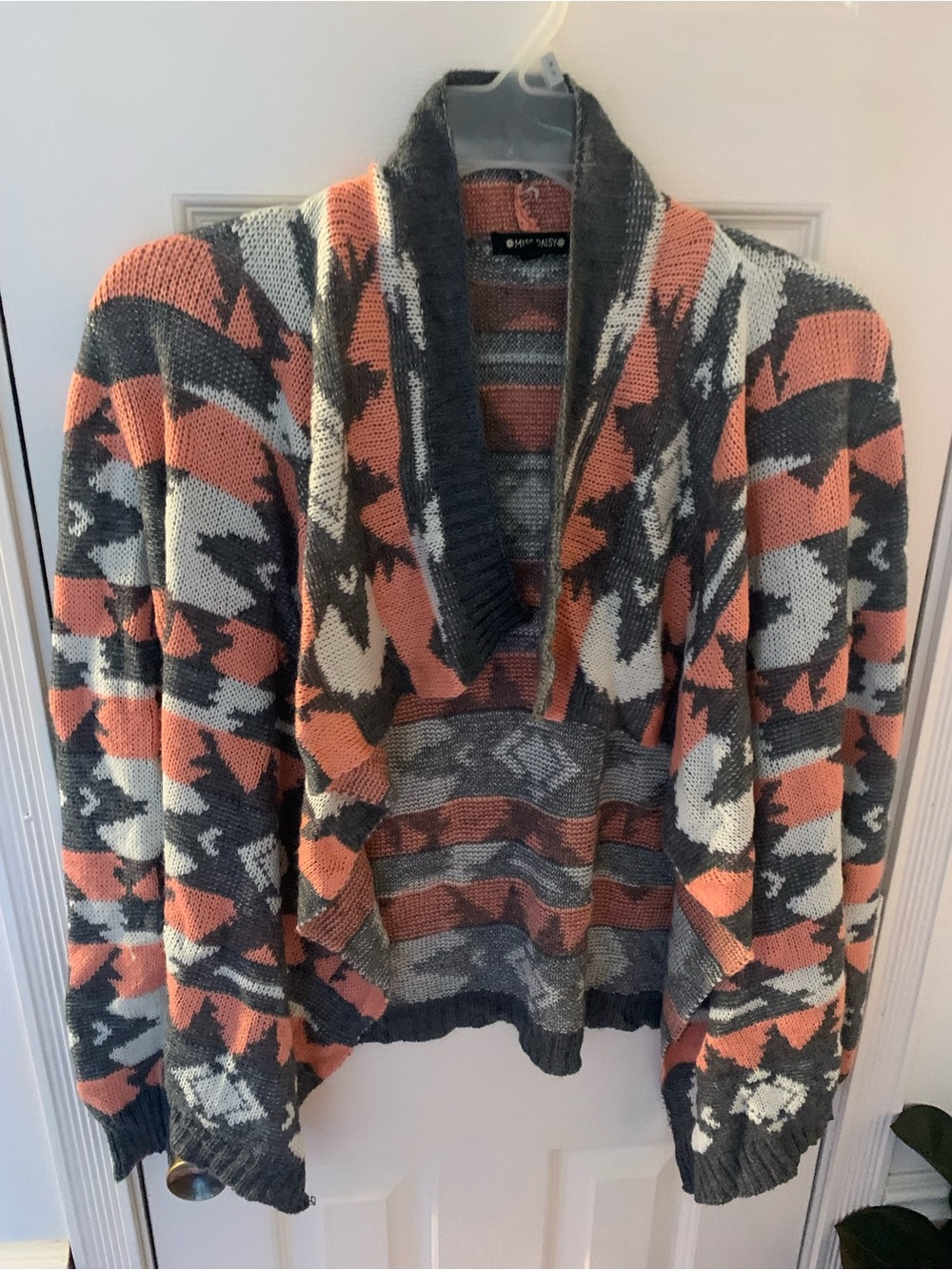Miss Daisy Cardigan Sweater Medium Western Aztec Native